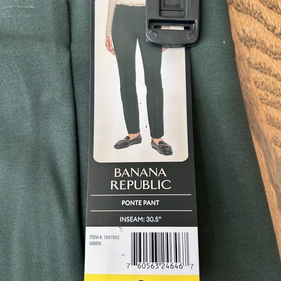 Banana Republic Olive Green Ponte Pants - Picture 4 of 8